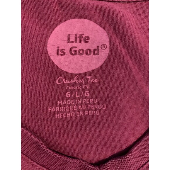 Life is Good Whatever You Are Be a Good One Vneck TShirt - Picture 6 of 9